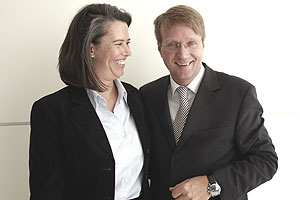 Tamara Zieschang und Ronald Pofalla, Generalsekretär der CDU