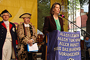 Tamara Zieschang bei der Gesellenfreisprechung in Königs Wusterhausen